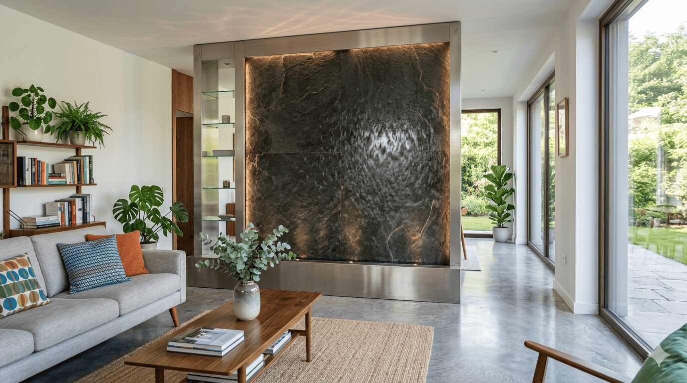 parete d'acqua per interni